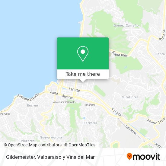 Mapa de Gildemeister