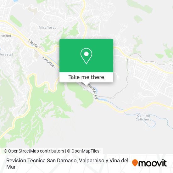Revisión Técnica San Damaso map