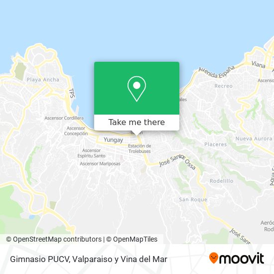 Mapa de Gimnasio PUCV