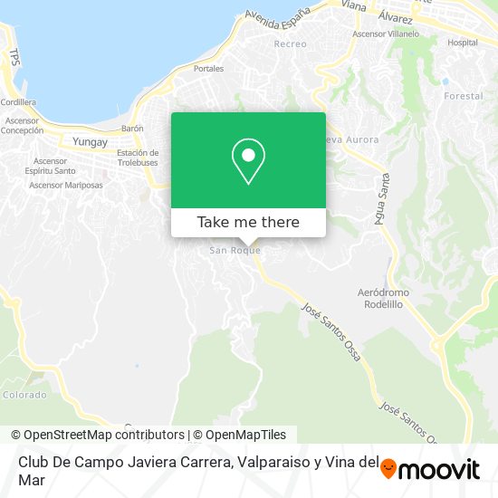 Club De Campo Javiera Carrera map