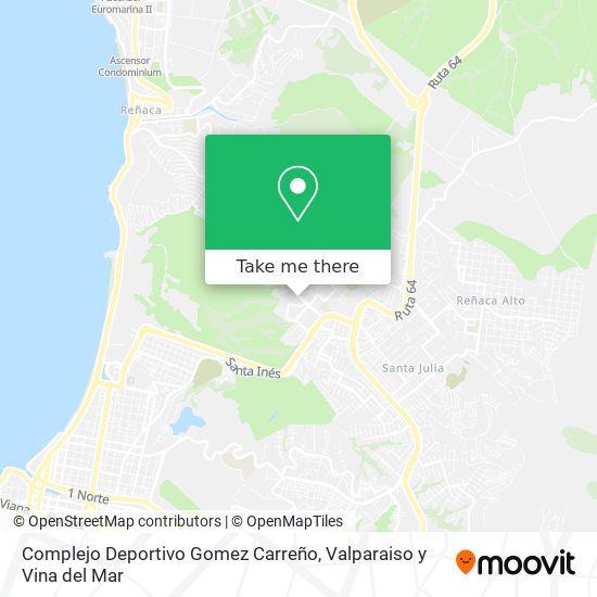 Mapa de Complejo Deportivo Gomez Carreño