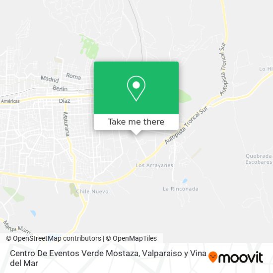 Centro De Eventos Verde Mostaza map