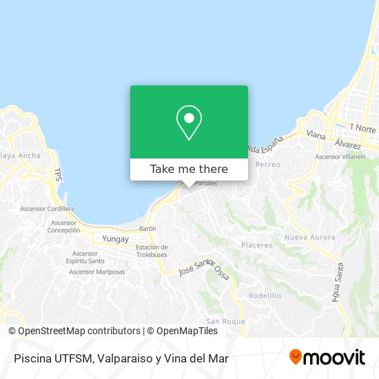 Piscina UTFSM map