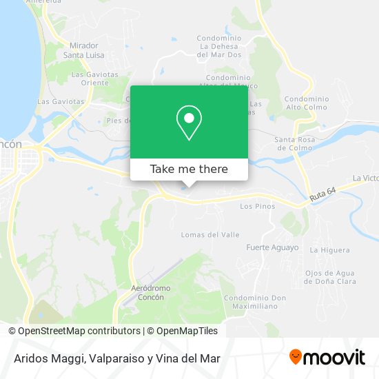 Mapa de Aridos Maggi