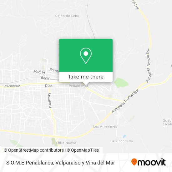 S.O.M.E Peñablanca map