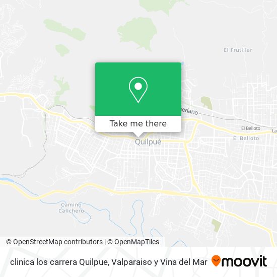 clinica los carrera Quilpue map