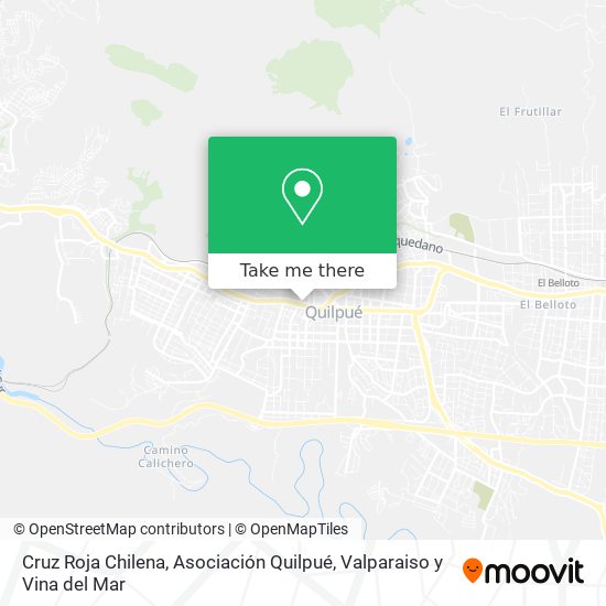 Cruz Roja Chilena, Asociación Quilpué map