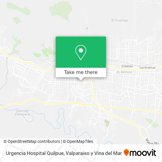 Urgencia Hospital Quilpue map
