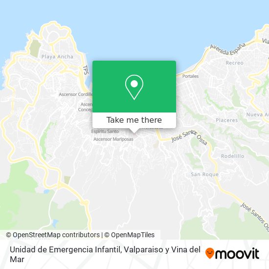 Unidad de Emergencia Infantil map