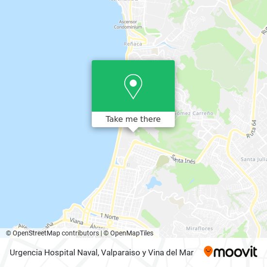 Urgencia Hospital Naval map