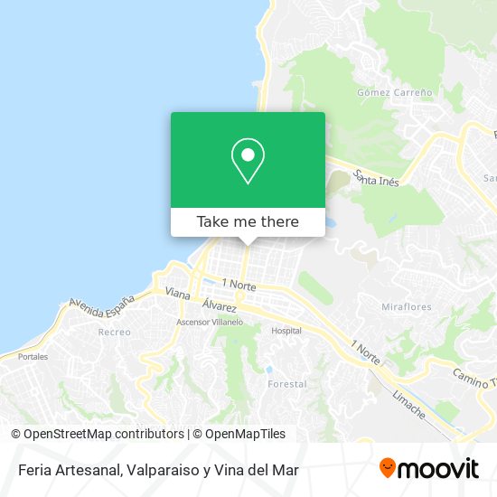 Feria Artesanal map