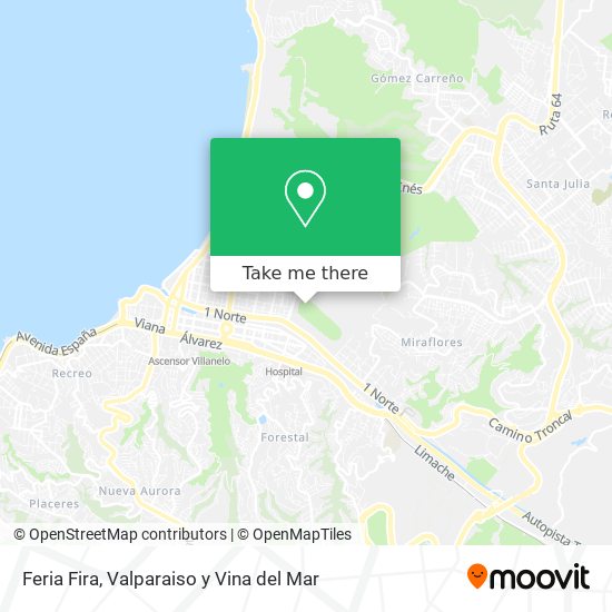 Feria Fira map