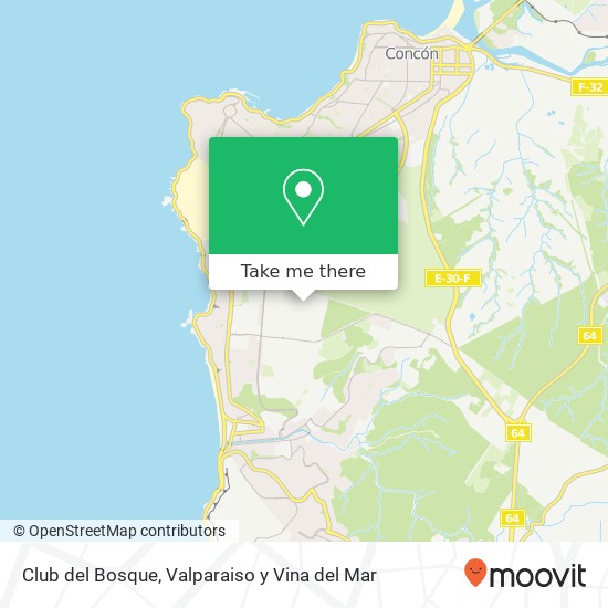 Club del Bosque map