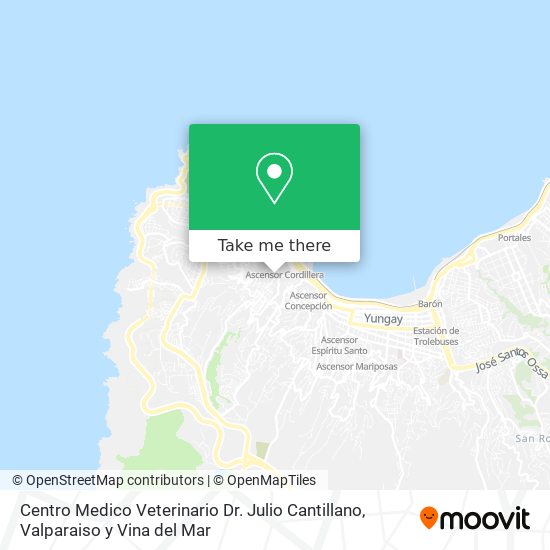 Centro Medico Veterinario Dr. Julio Cantillano map