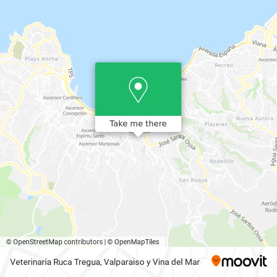 Mapa de Veterinaria Ruca Tregua