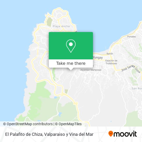 El Palafito de Chiza map