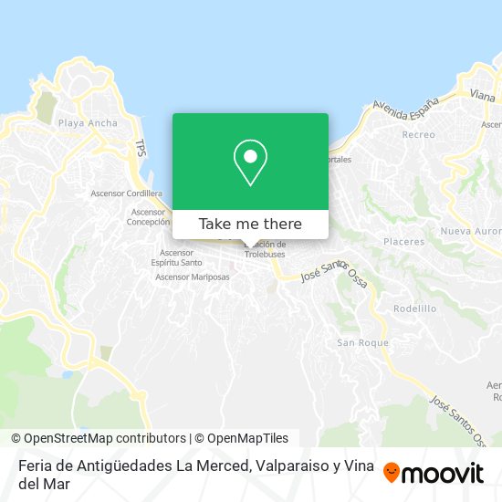 Mapa de Feria de Antigüedades La Merced