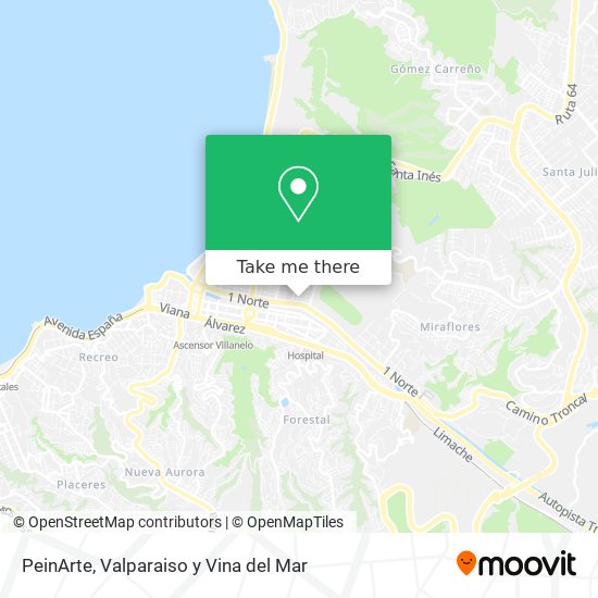 PeinArte map