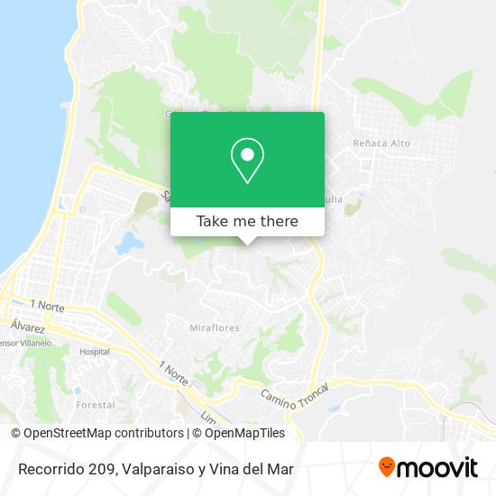 Mapa de Recorrido 209