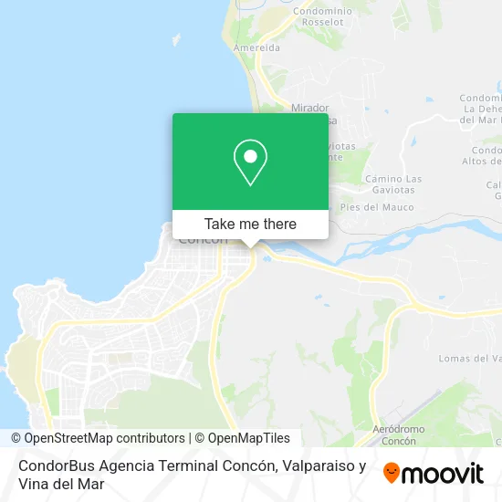 CondorBus Agencia Terminal Concón map