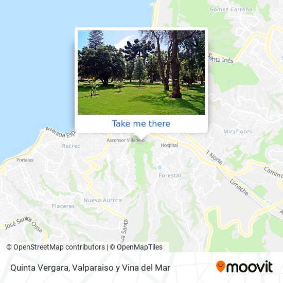 Mapa de Quinta Vergara