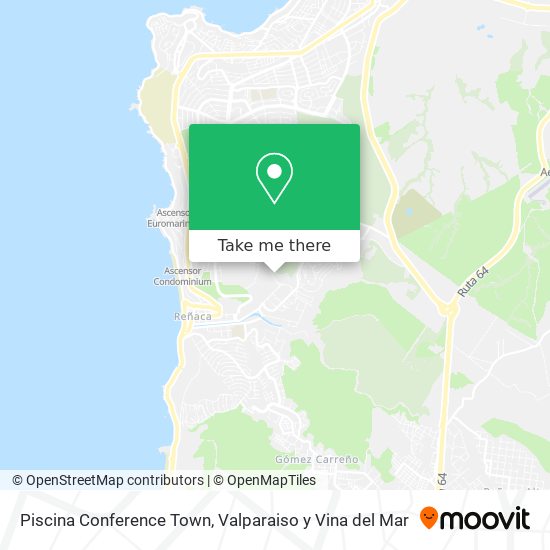 Piscina Conference Town map