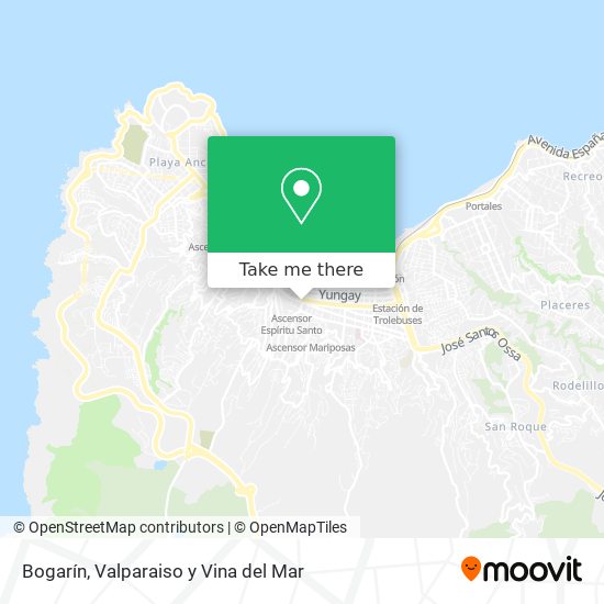 Mapa de Bogarín