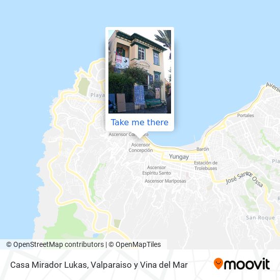 Casa Mirador Lukas map