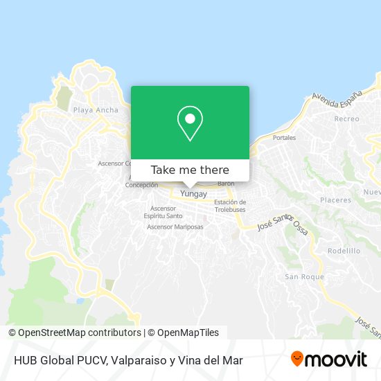 HUB Global PUCV map