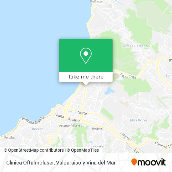 Mapa de Clínica Oftalmolaser