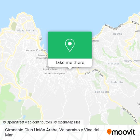 Gimnasio Club Unión Árabe map