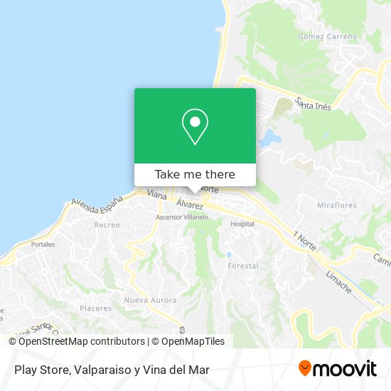 Play Store map