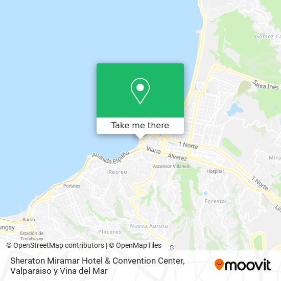 Sheraton Miramar Hotel & Convention Center map