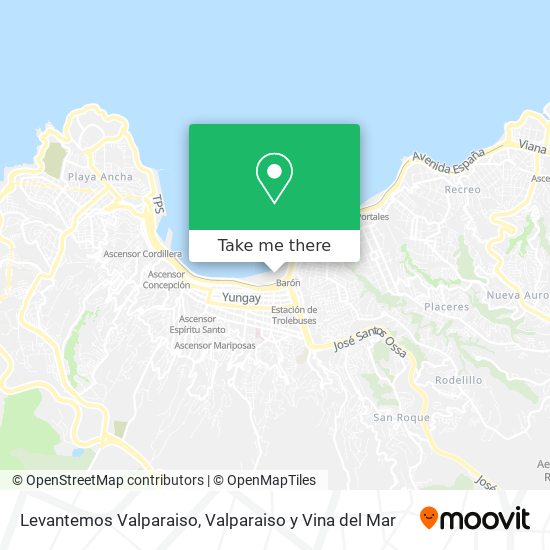 Mapa de Levantemos Valparaiso