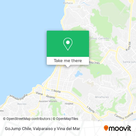 GoJump Chile map