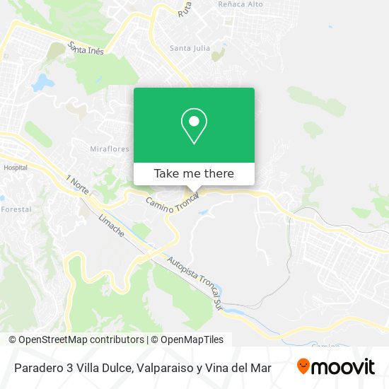 Mapa de Paradero 3 Villa Dulce