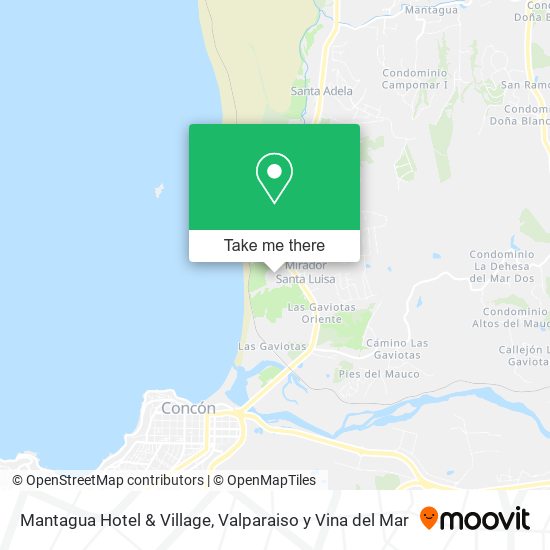 Mapa de Mantagua Hotel & Village