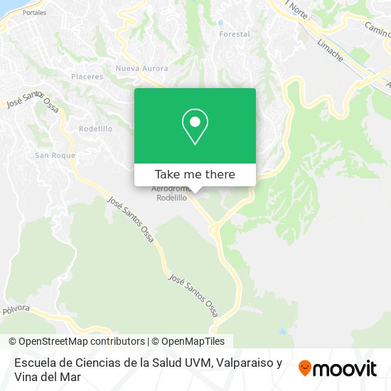 Escuela de Ciencias de la Salud UVM map