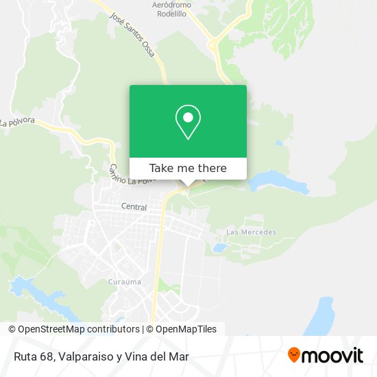 Ruta 68 map