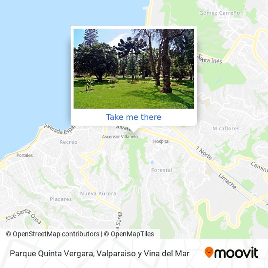 Parque Quinta Vergara map