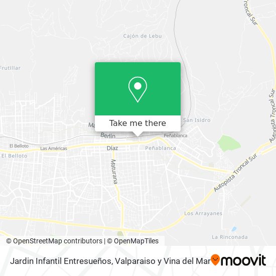 Jardin Infantil Entresueños map
