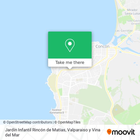 Mapa de Jardín Infantil Rincón de Matías