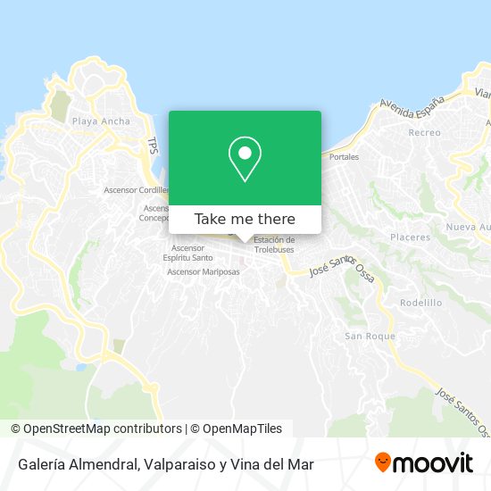 Galería Almendral map