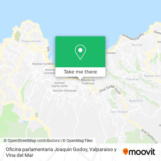 Oficina parlamentaria Joaquin Godoy map