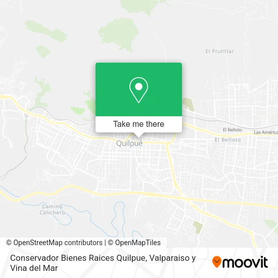 Mapa de Conservador Bienes Raices Quilpue
