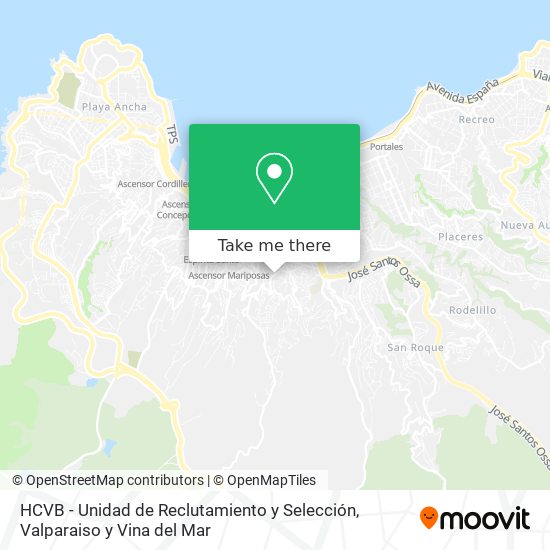 HCVB - Unidad de Reclutamiento y Selección map