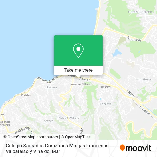 Colegio Sagrados Corazones Monjas Francesas map
