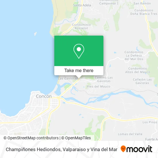Mapa de Champiñones Hediondos