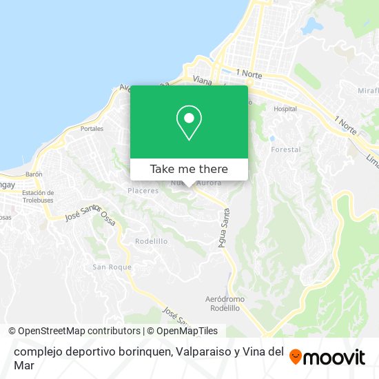 complejo deportivo borinquen map