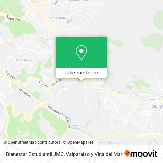 Mapa de Bienestar Estudiantil JMC